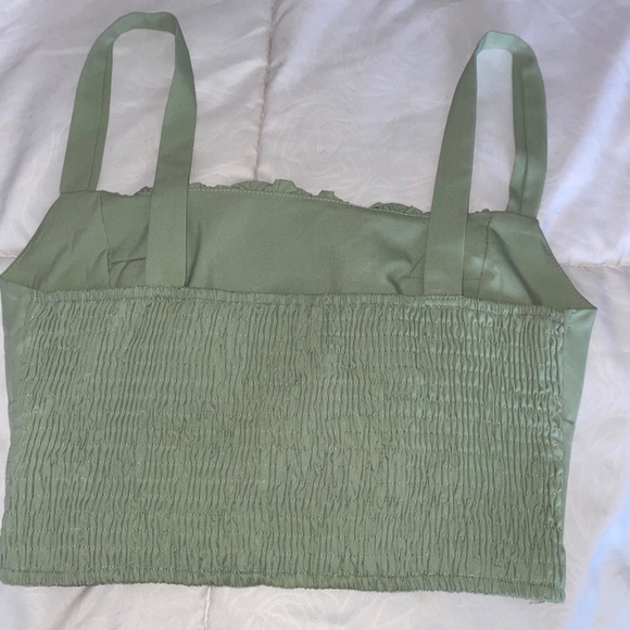 Shein green tank top size xs - Picture 2 of 3